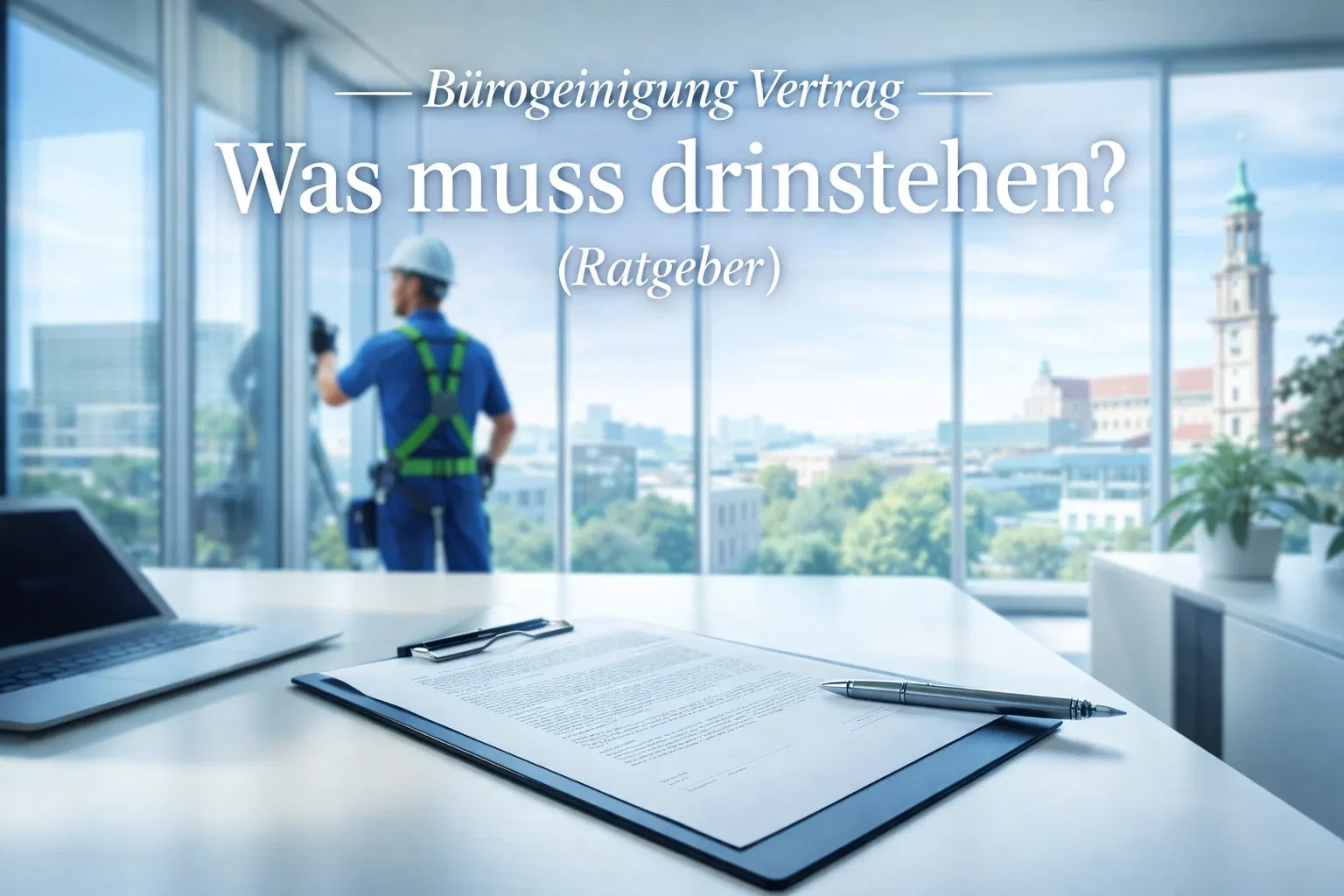 Büroreinigung Vertrag: Was muss drinstehen? (Ratgeber)