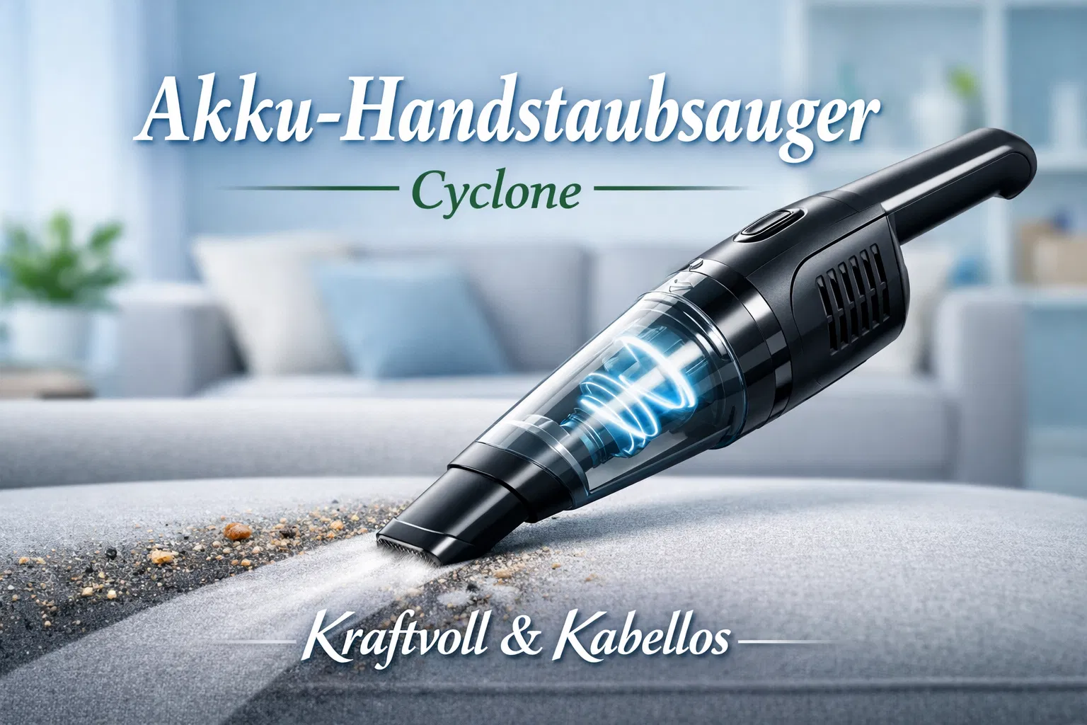 Akku-Handstaubsauger Cyclone - Reinigungsprodukt von Clean Augsburg