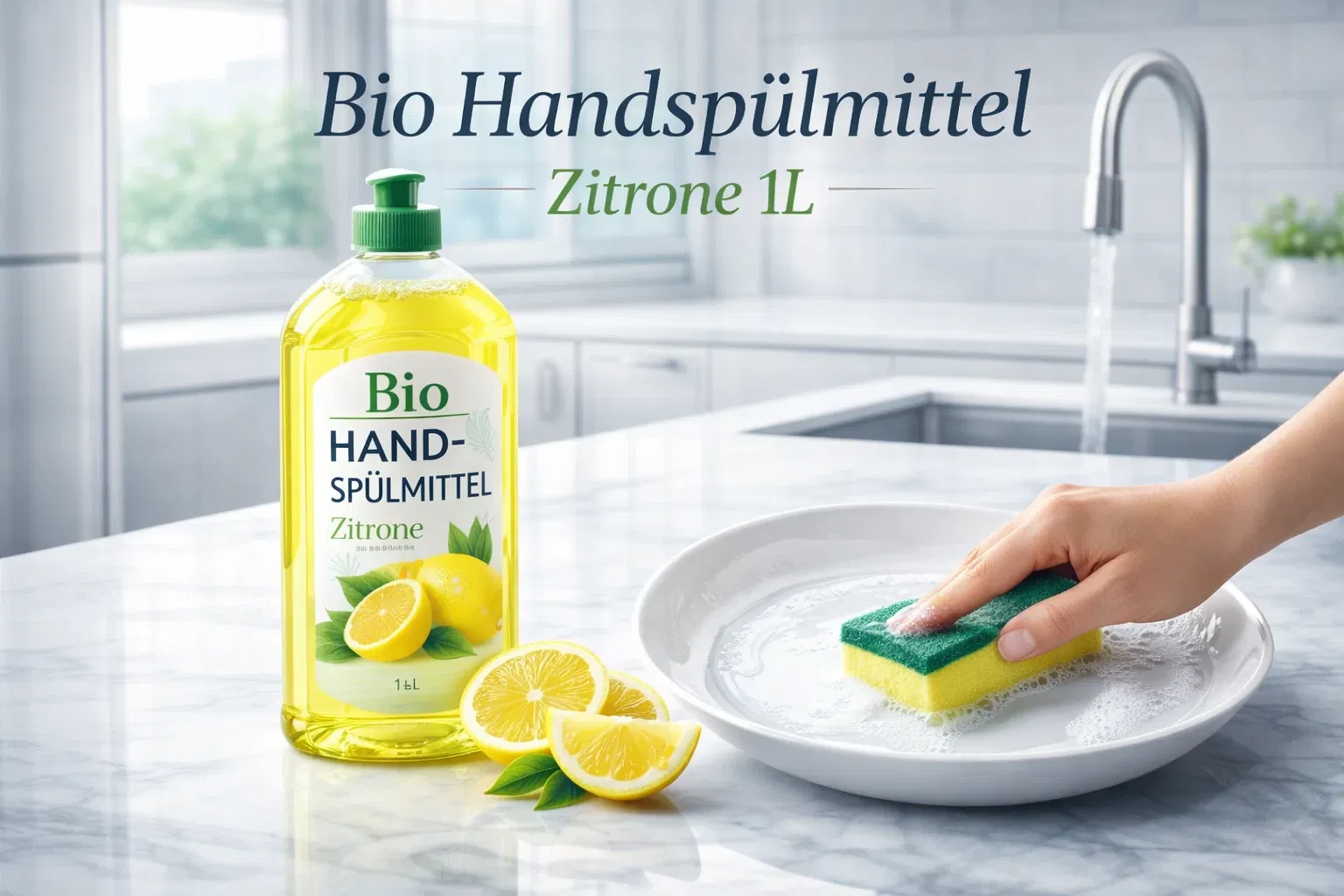 Bio Handspülmittel Zitrone 1L - Reinigungsprodukt von Clean Augsburg
