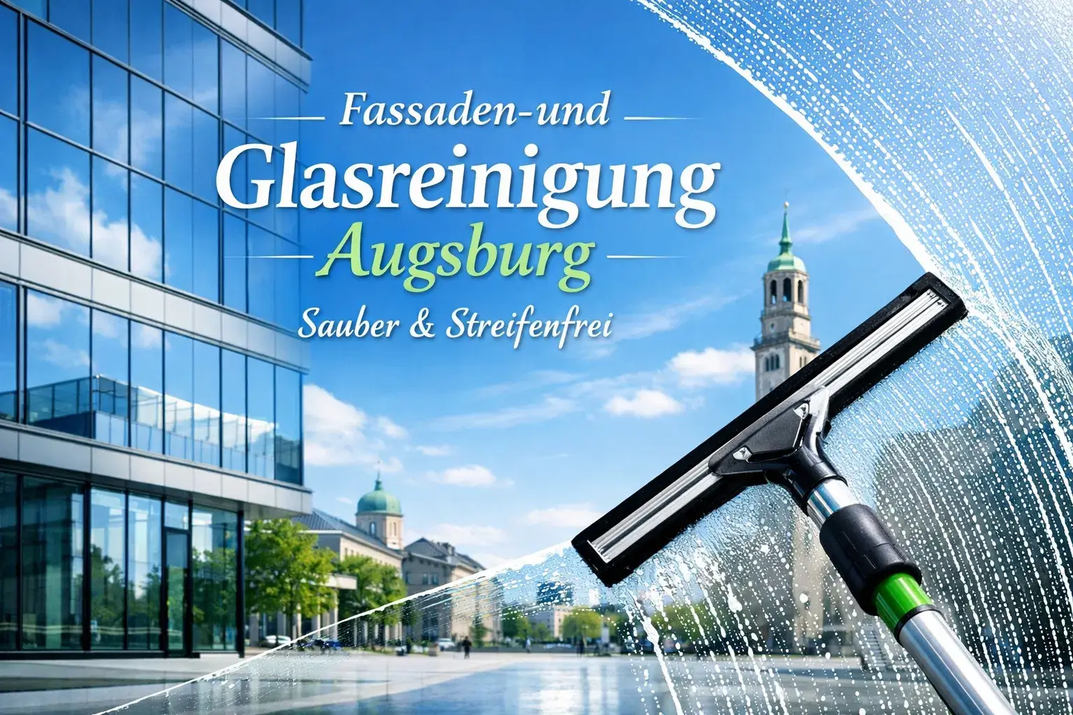 Fassaden- und Glasreinigung Augsburg – Sauber & Streifenfrei - Professionelle Reinigung in Augsburg