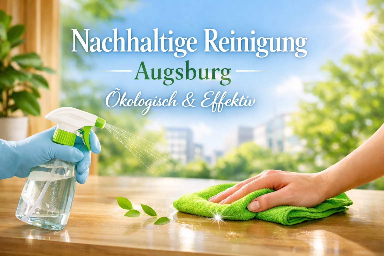 Nachhaltige Reinigung Augsburg – Ökologisch & Effektiv - Professionelle Reinigung in Augsburg